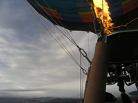 Canberra from a hot-air balloon